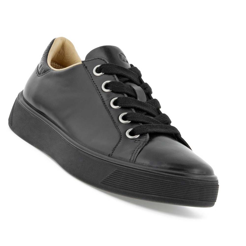 Ecco Street Tray Lx Sneakers Dam Svarta Svarta | SE 261SGL